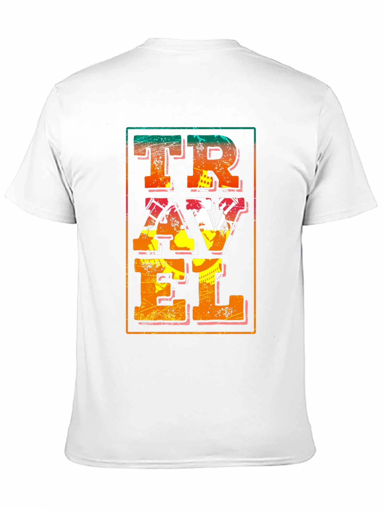 Travel Graphic Tee - Black Cotton Blend