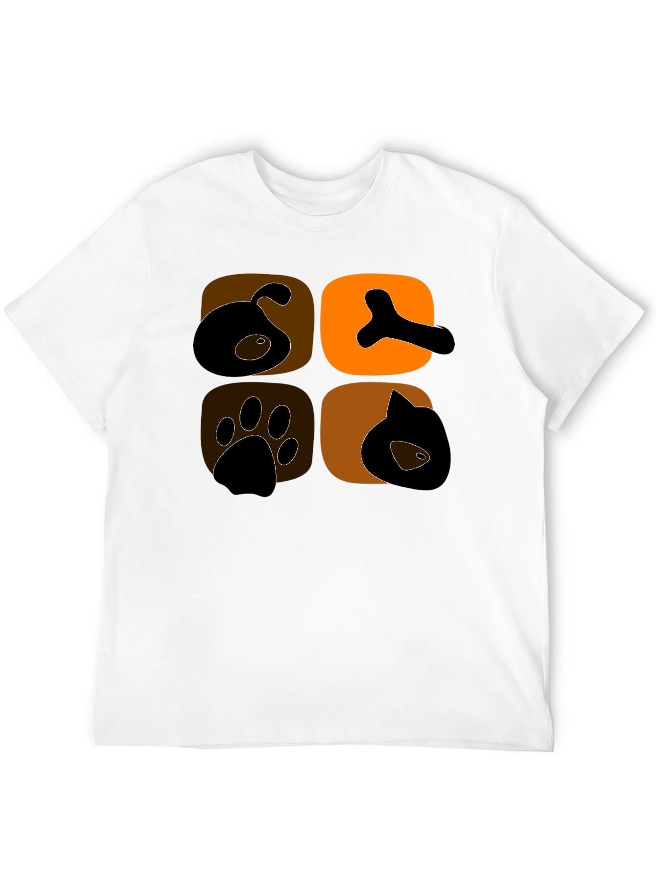 Dog & Cat Lover Black Graphic Tee