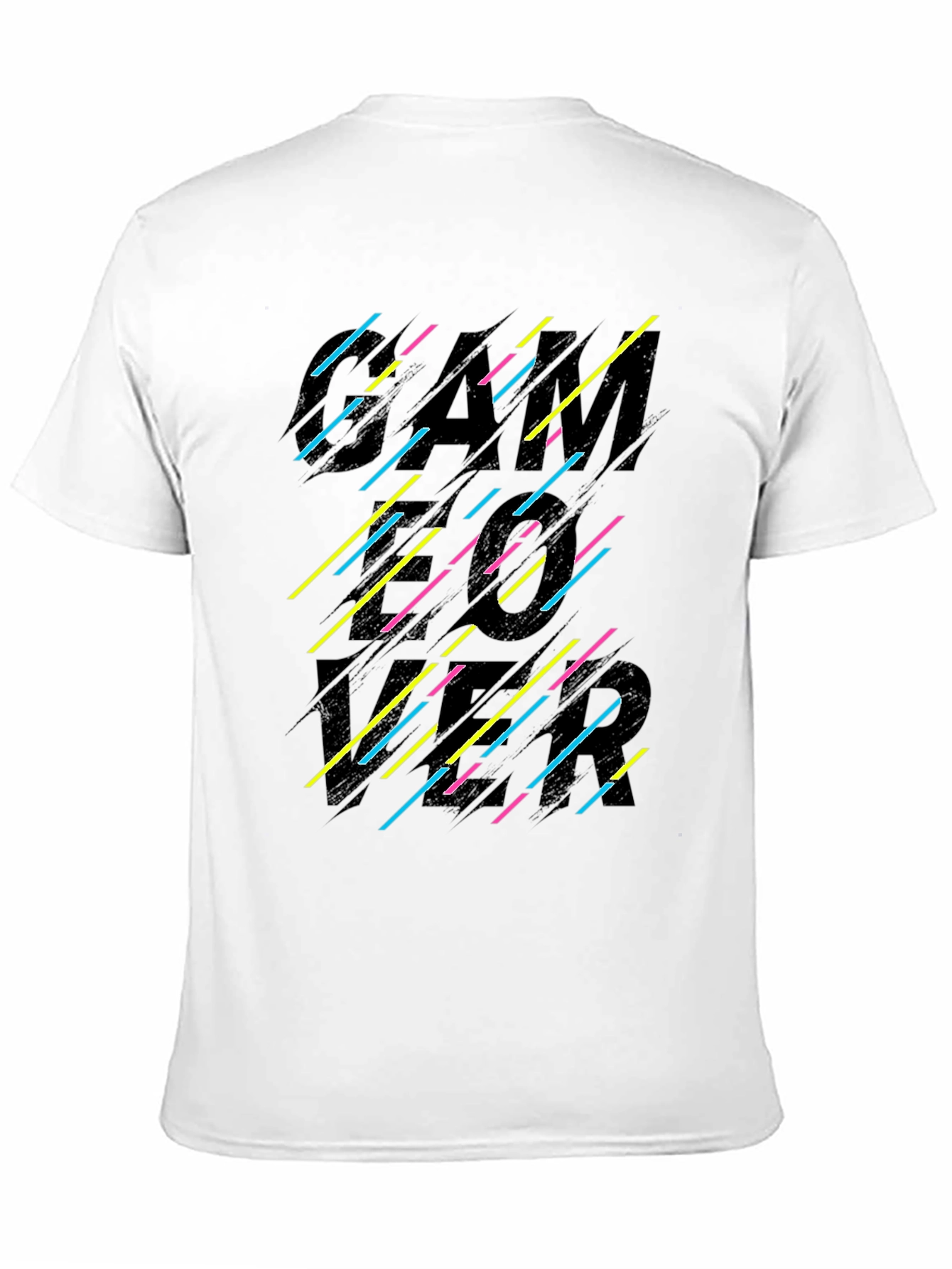 Retro Gamer Graphic Black T-Shirt