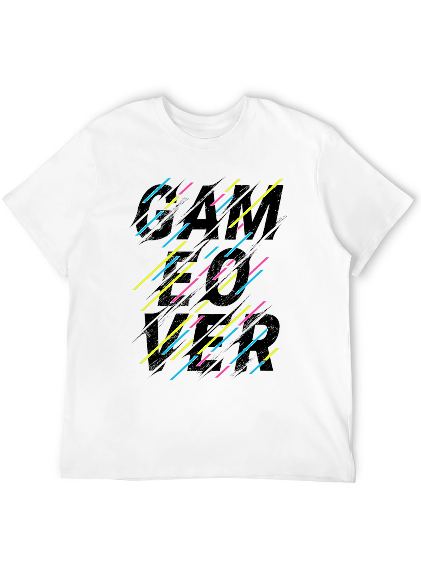 Retro Gamer Graphic Black T-Shirt