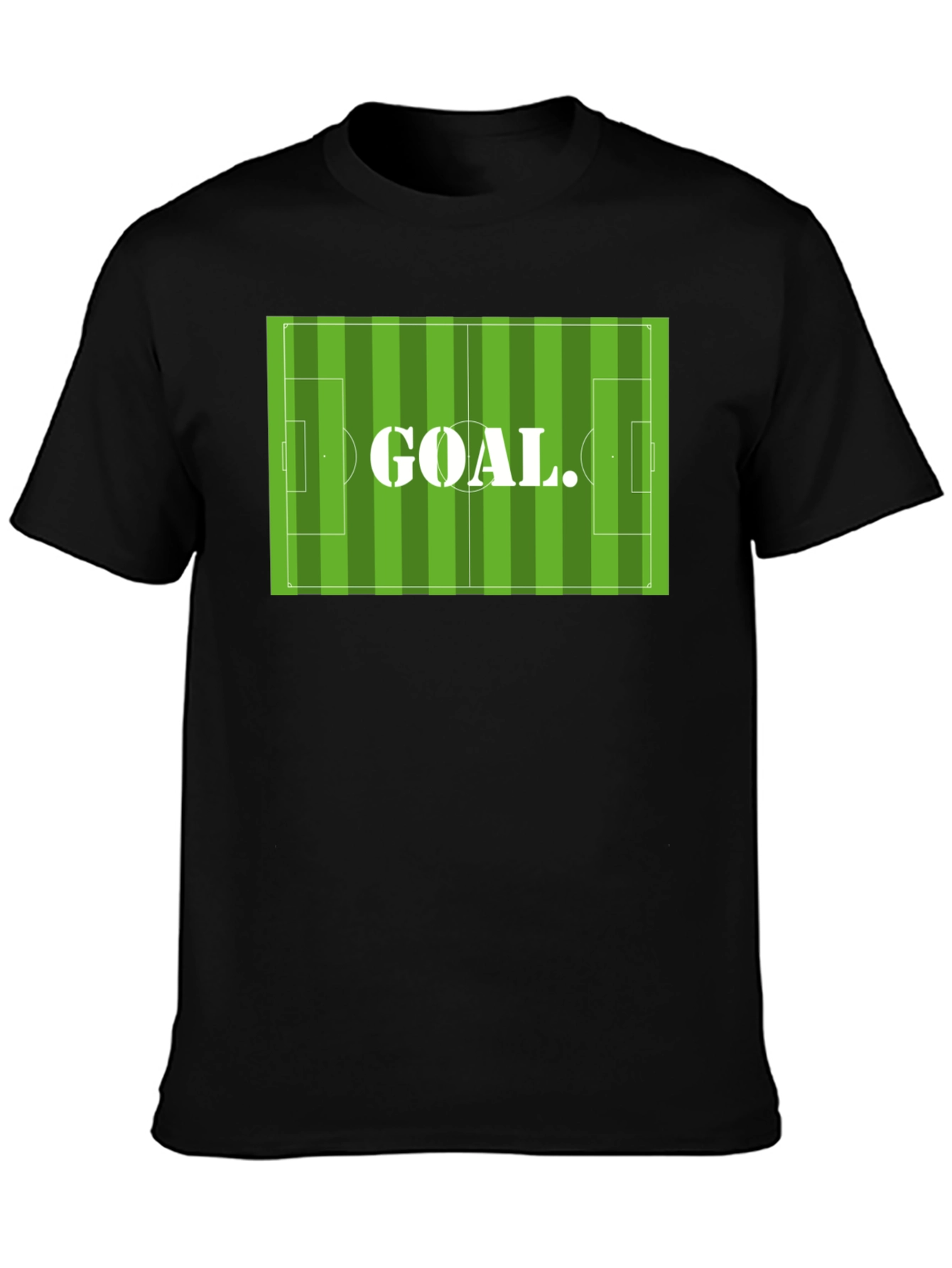 Soccer Field Goal Graphic T-Shirt