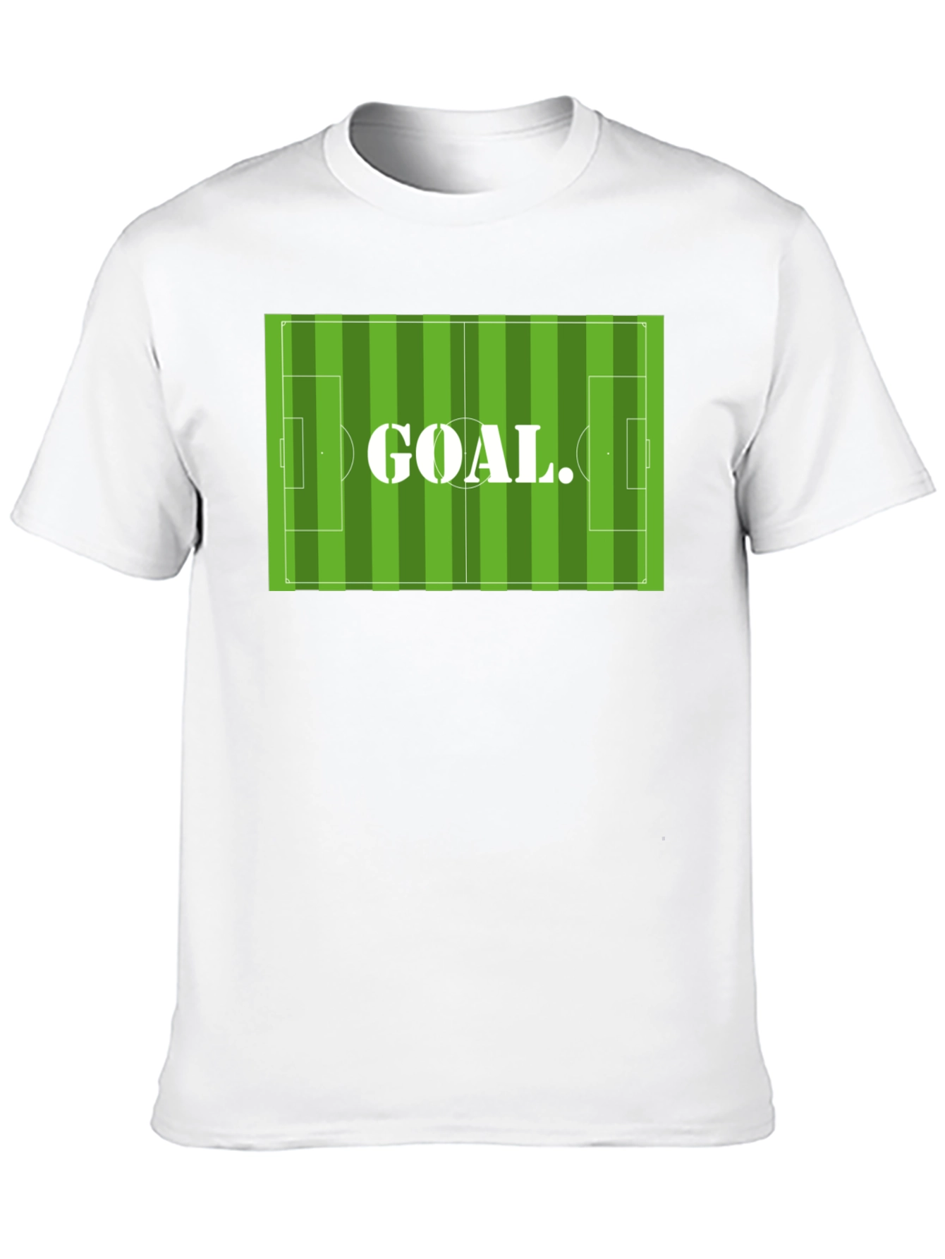 Soccer Field Goal Graphic T-Shirt