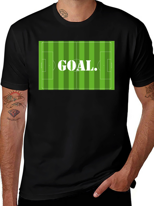 Soccer Field Goal Graphic T-Shirt