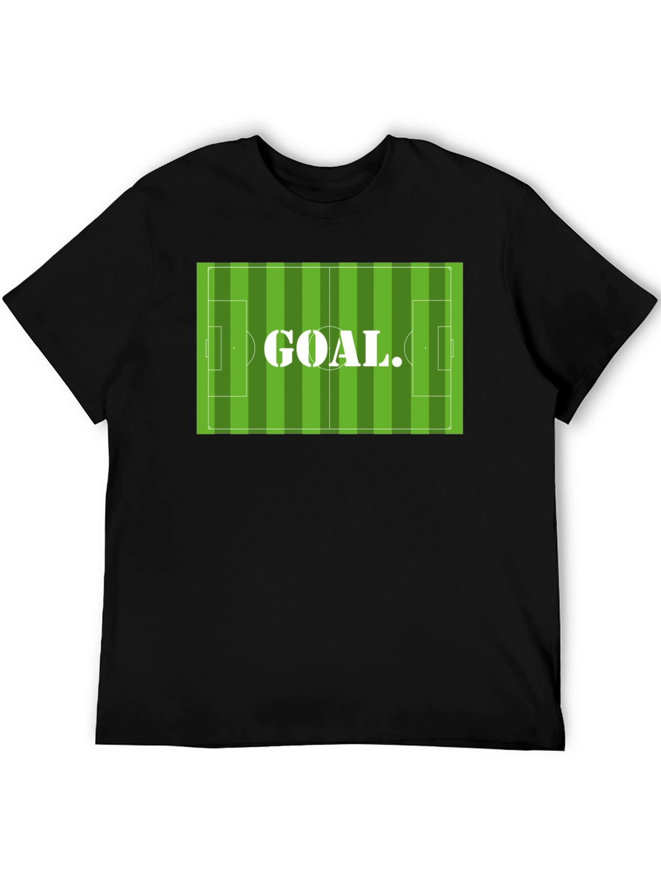 Soccer Field Goal Graphic T-Shirt