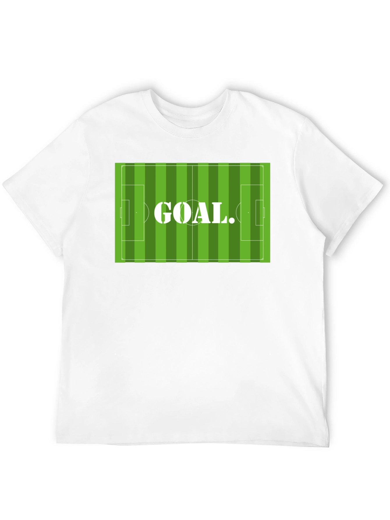 Soccer Field Goal Graphic T-Shirt