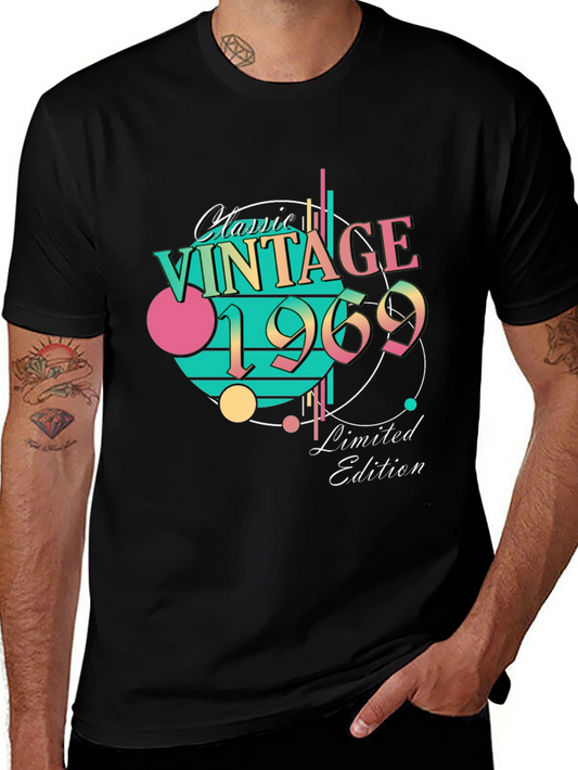 Classic Vintage 1969 Limited Edition Black T-Shirt
