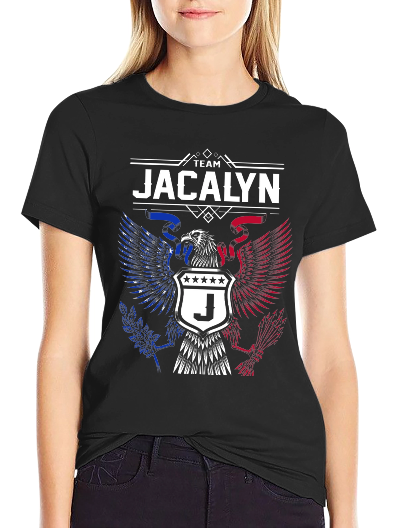 Team Jacalyn Patriotic Eagle T-Shirt