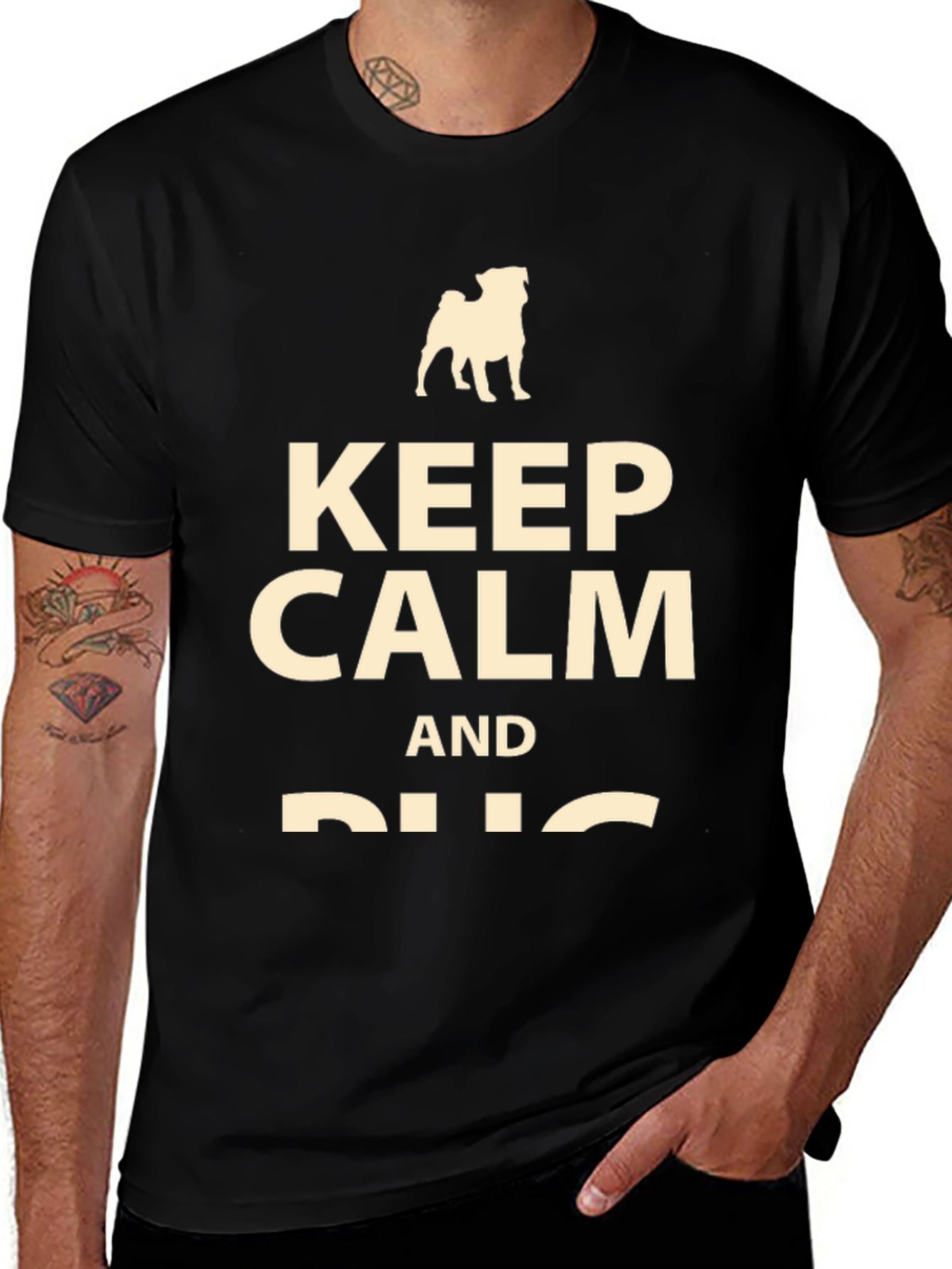 Keep Calm and Pug T-Shirt