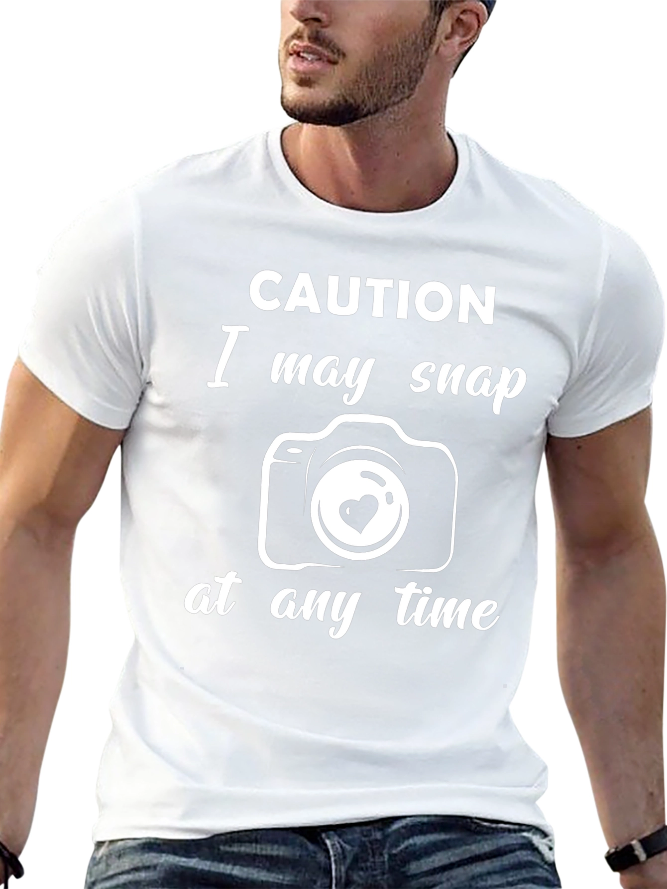 Caution I May Snap Camera T-Shirt