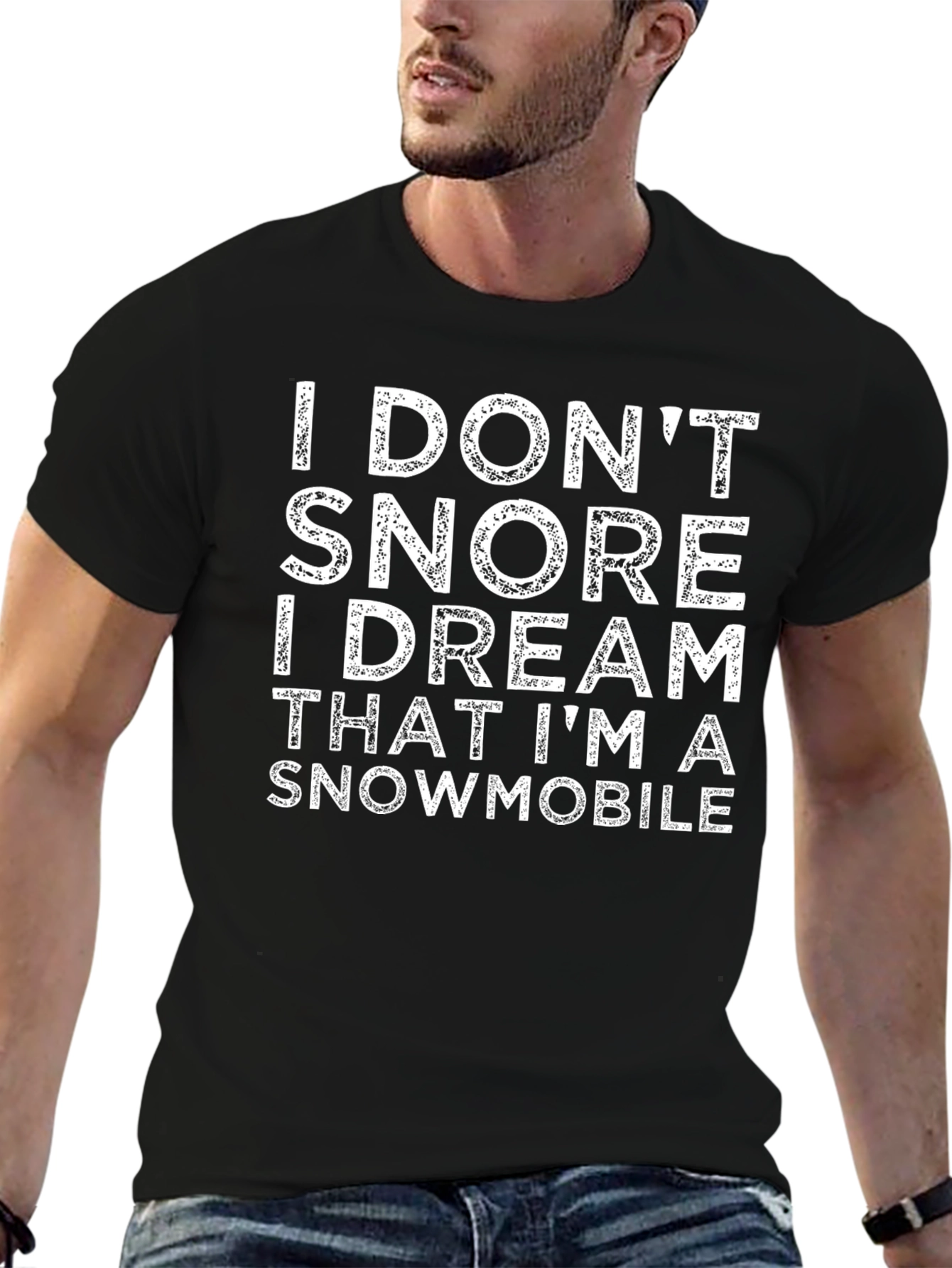 Funny Snowmobile Dream T-Shirt