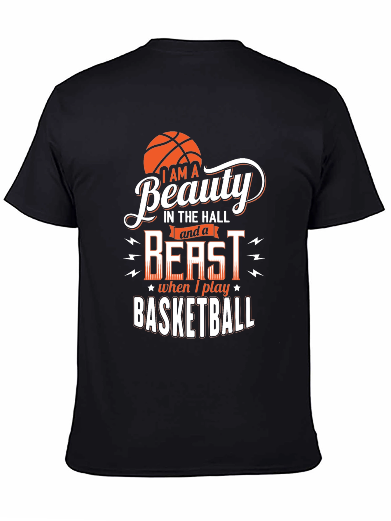 Beauty & Beast Basketball Graphic Tee