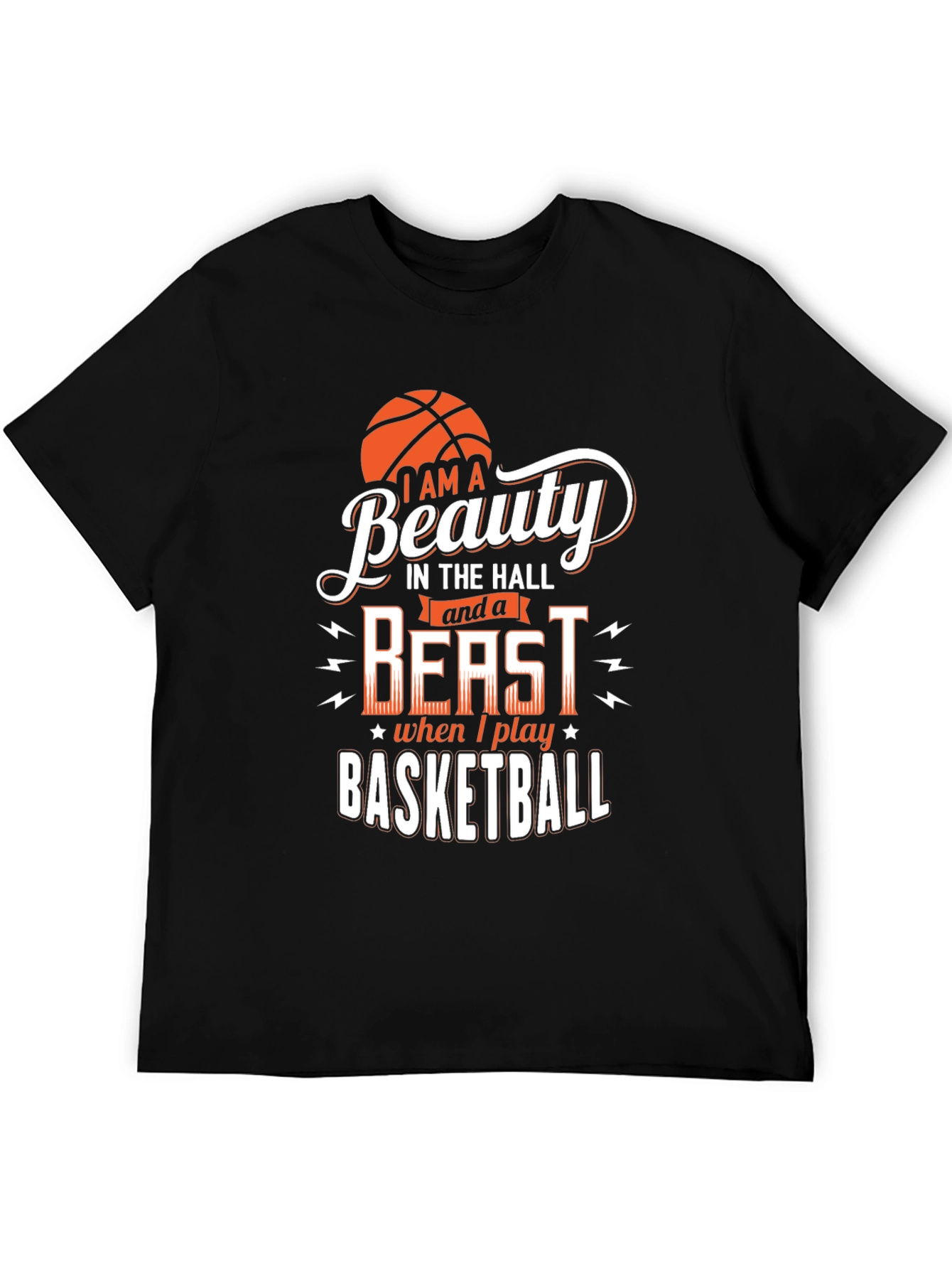 Beauty & Beast Basketball Graphic Tee