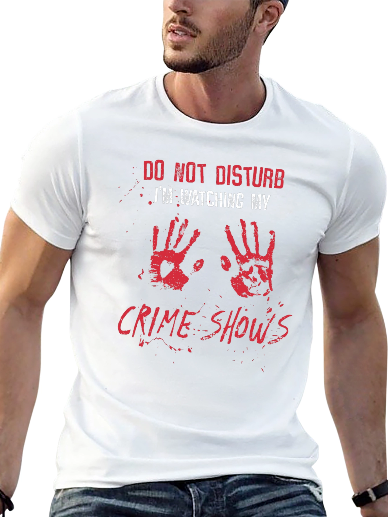 Crime Show Fan T-Shirt: Do Not Disturb Graphic Tee