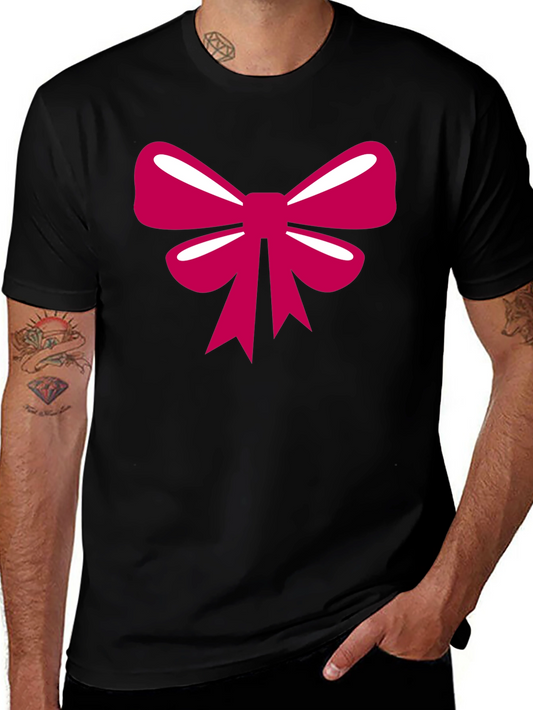Bow Graphic T-Shirt - Stylish Casual Tee
