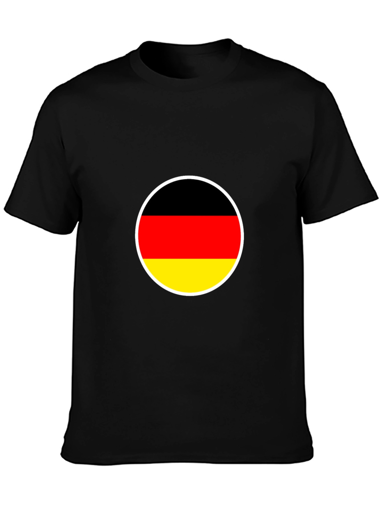 Germany Flag Graphic Black T-Shirt
