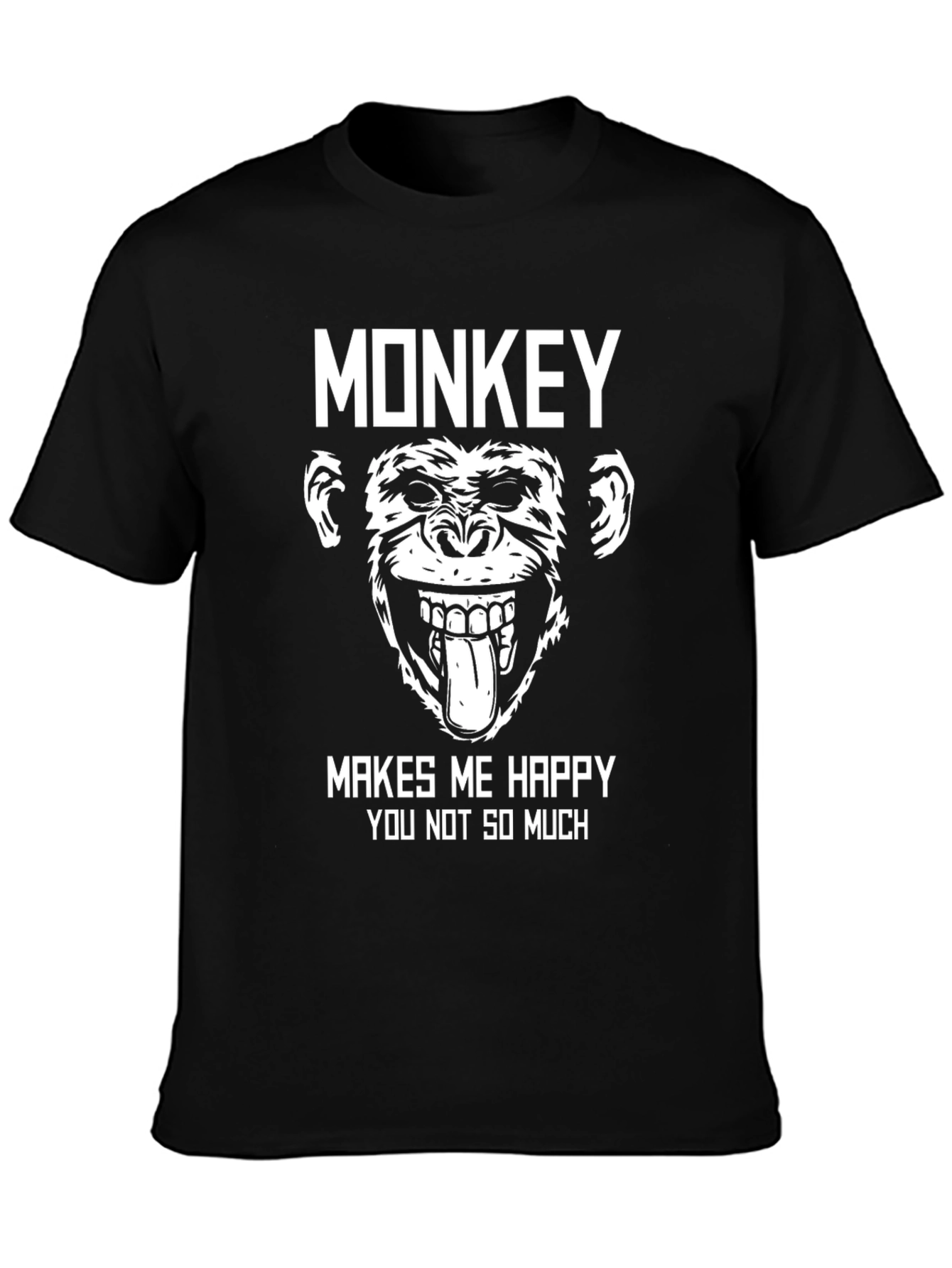 Monkey Makes Me Happy T-Shirt