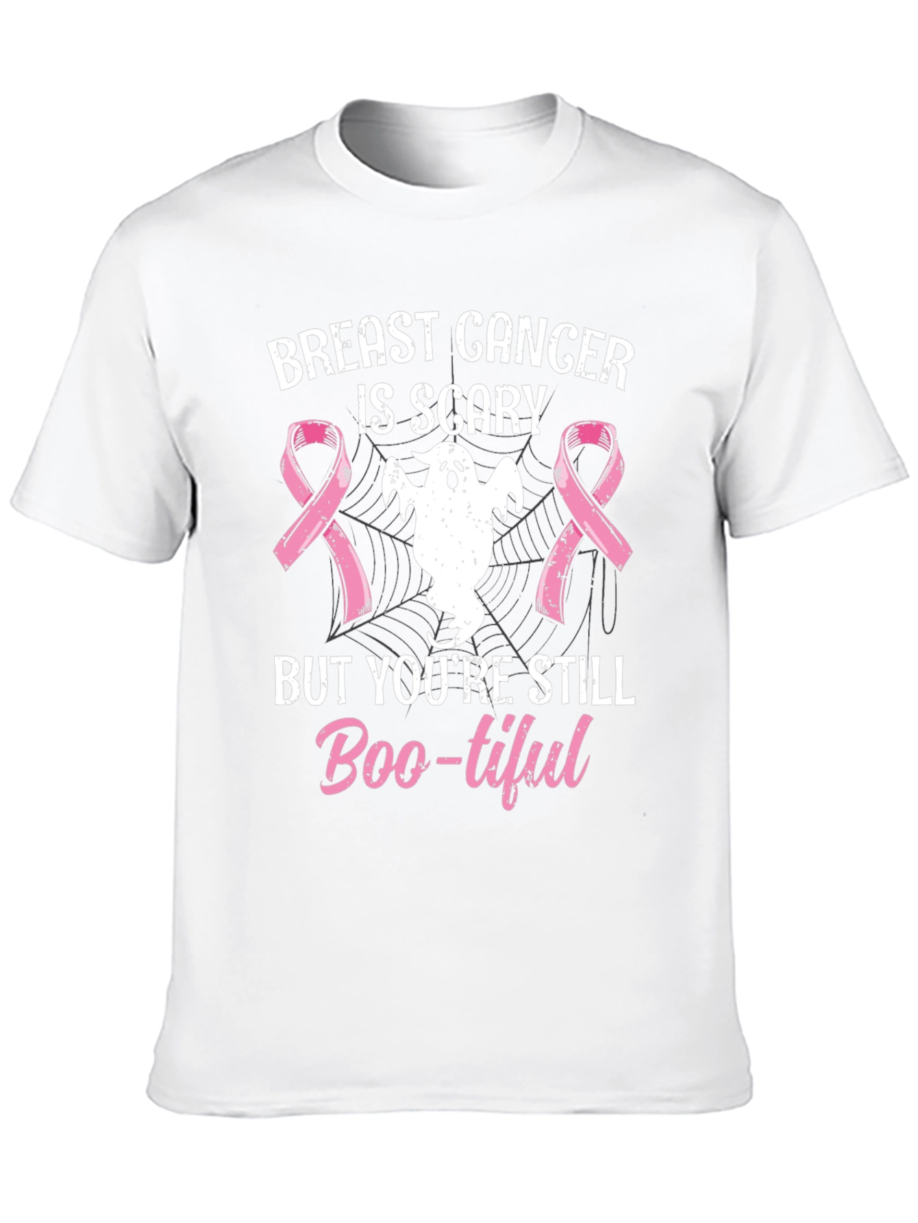 Boo-tiful Breast Cancer Awareness Ghost T-Shirt