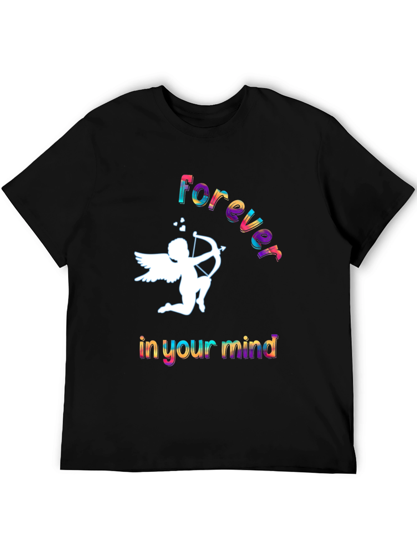 Forever in Your Mind Black Graphic T-Shirt