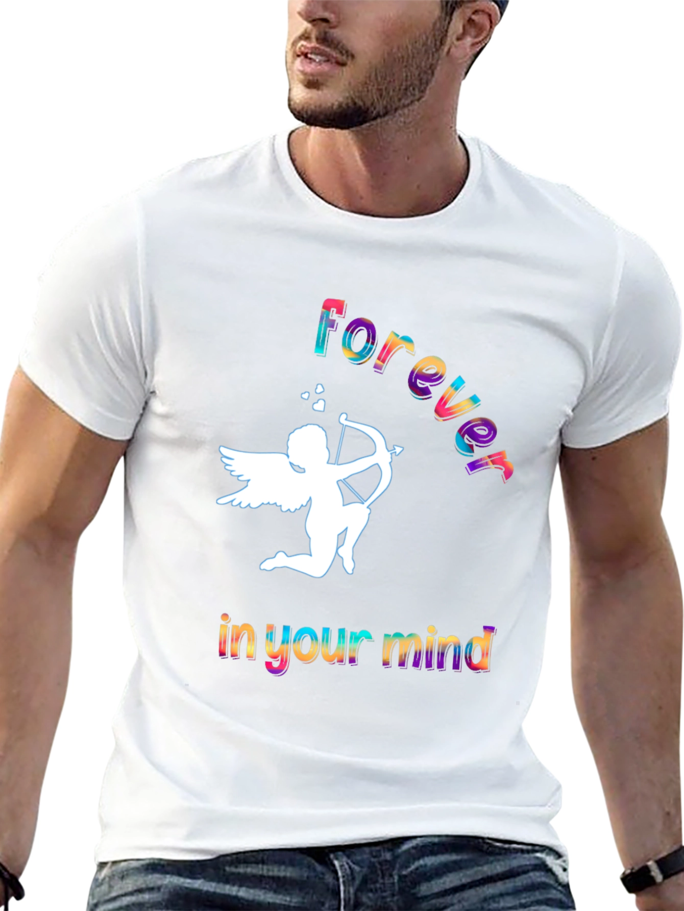 Forever in Your Mind Black Graphic T-Shirt