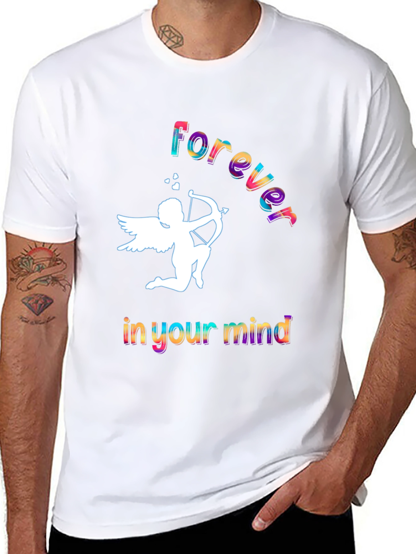 Forever in Your Mind Black Graphic T-Shirt