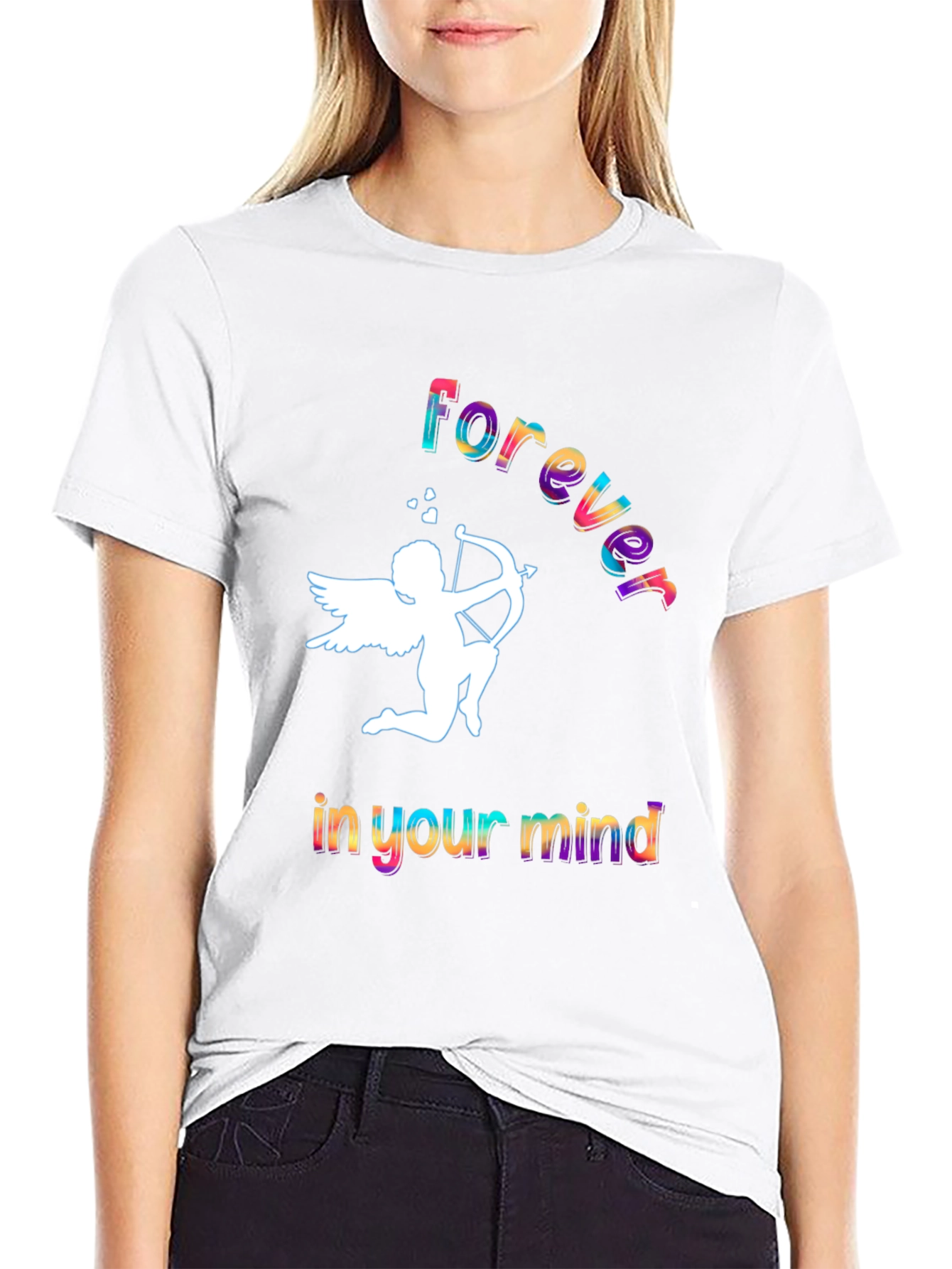 Forever in Your Mind Black Graphic T-Shirt