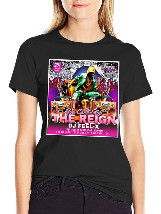 DJ Feel-X Graphic T-Shirt: 90s Hip Hop & R&B Reign