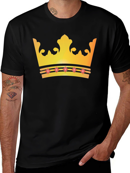 Crown Graphic Tee - Kingly Style!