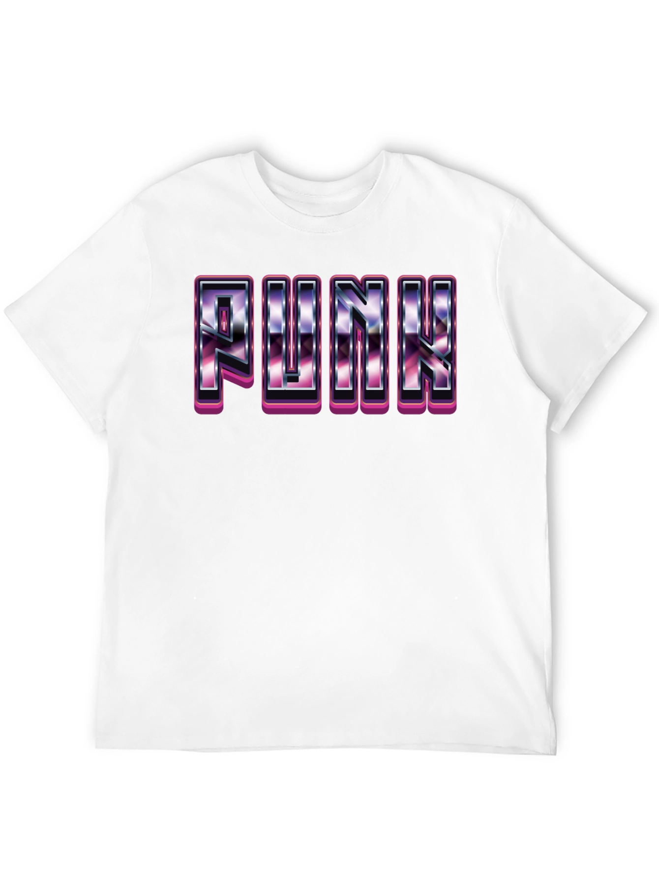 Retro Punk Graphic Tee - Black
