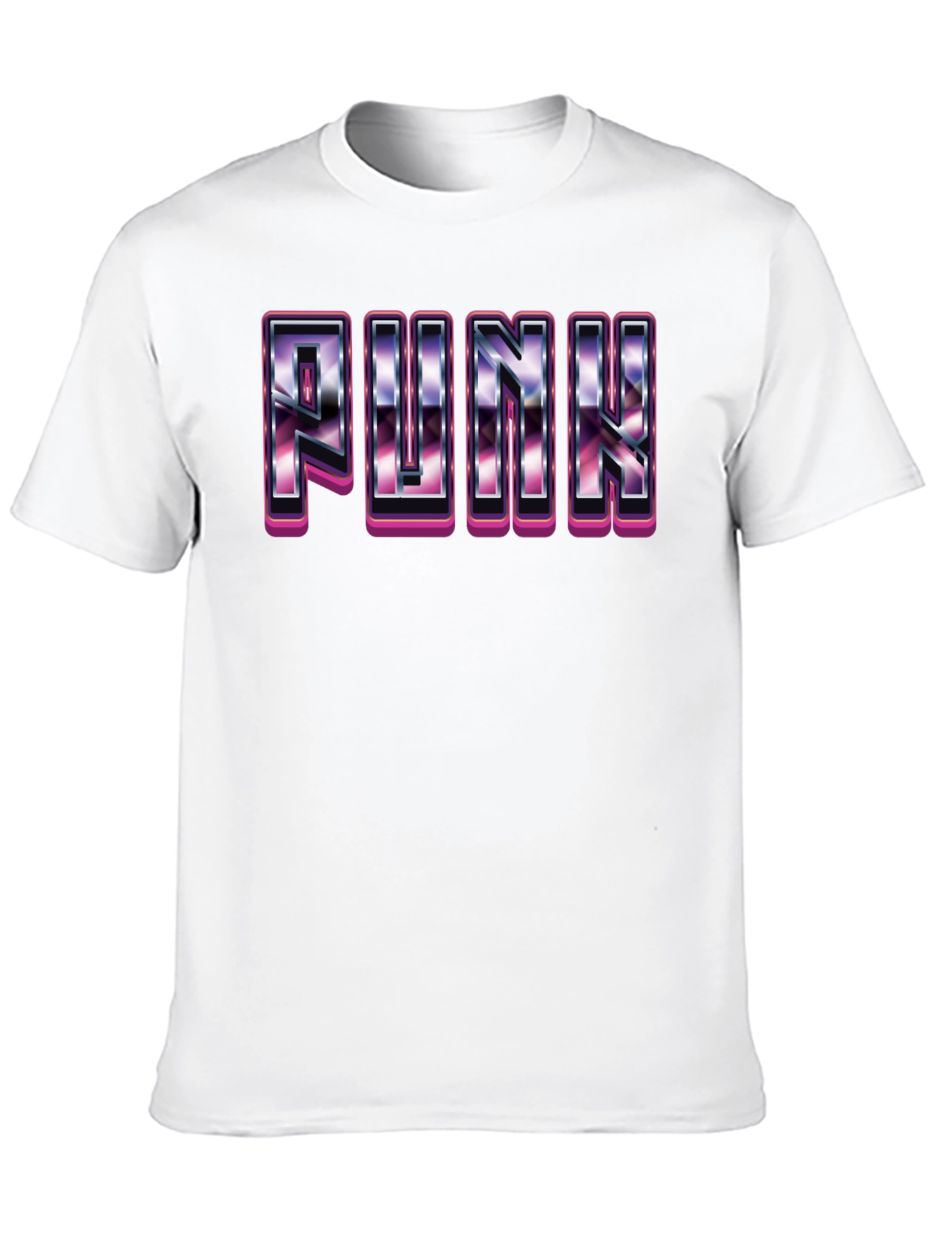 Retro Punk Graphic Tee - Black