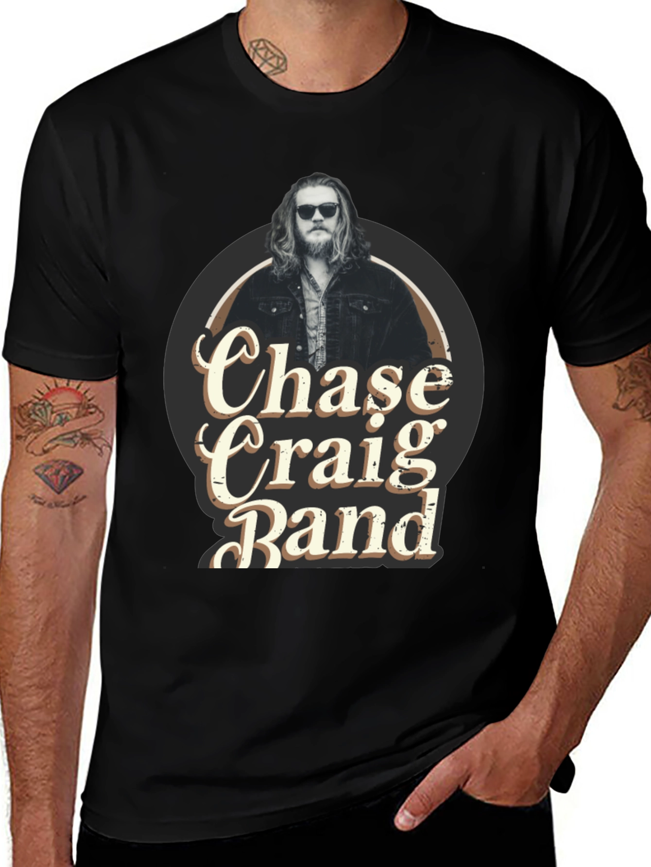Chase Craig Band Black T-Shirt