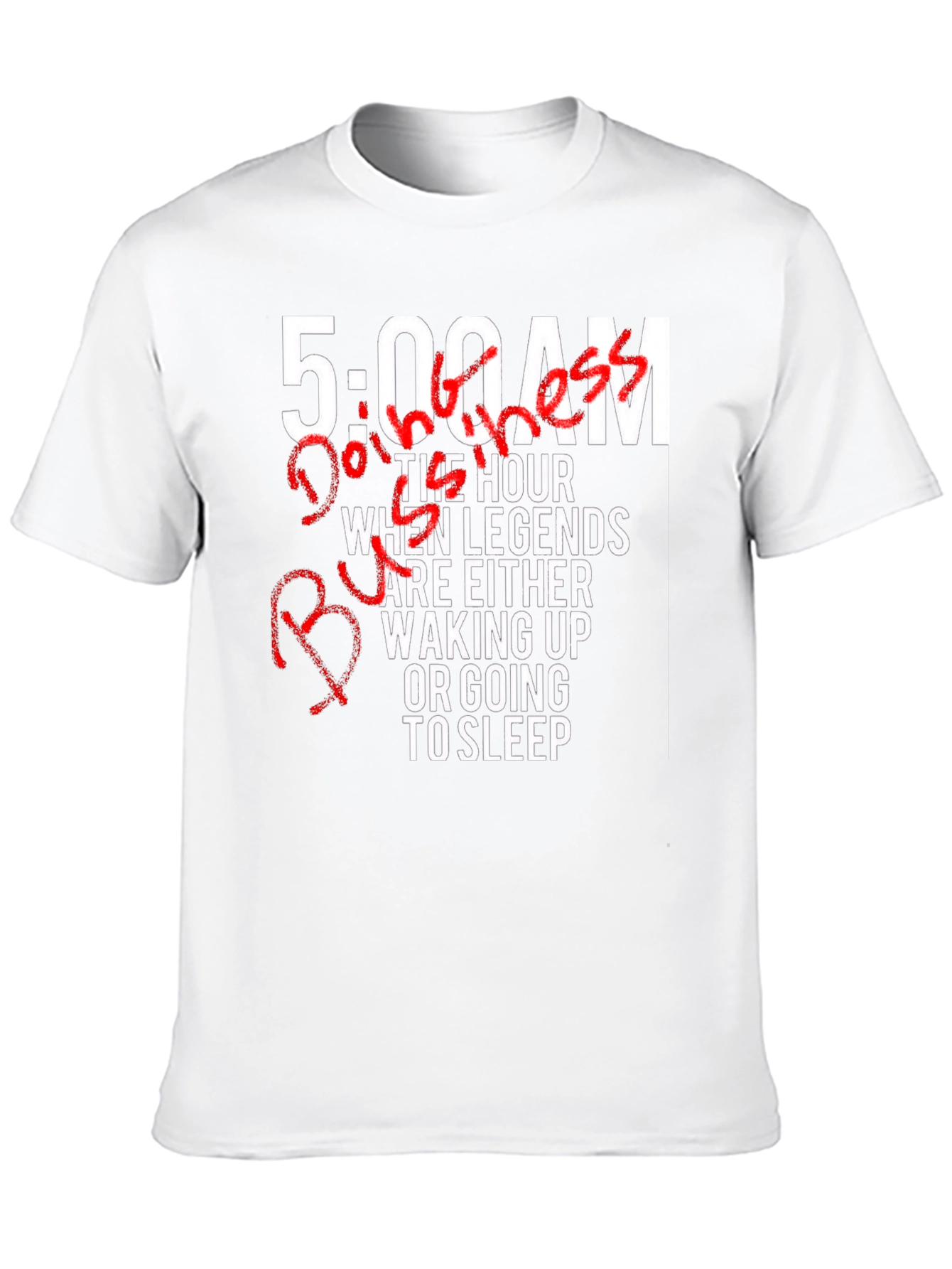 Legends 5:00 AM T-Shirt - Motivational Fitness Apparel