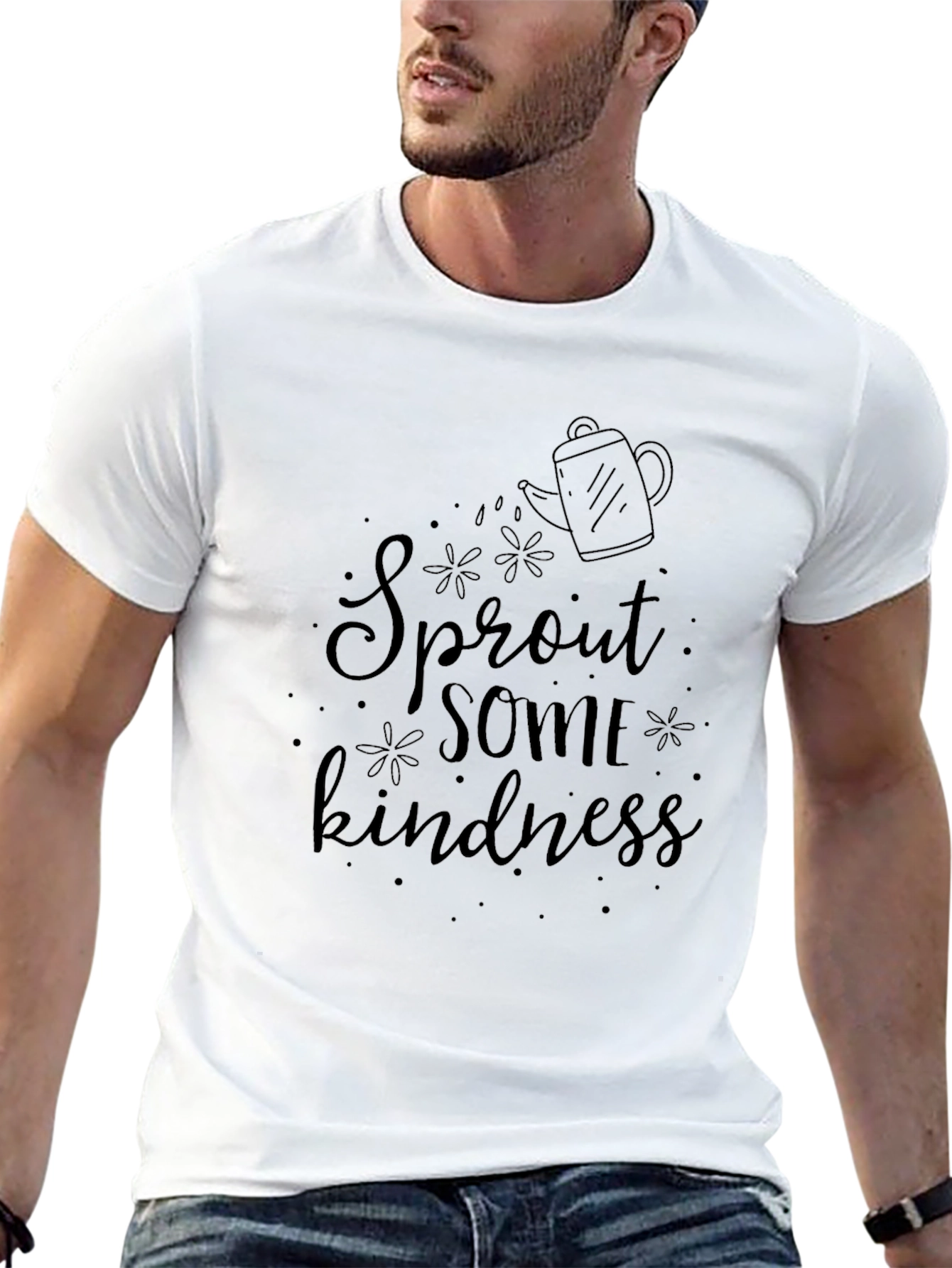 Sprout Some Kindness Black T-Shirt