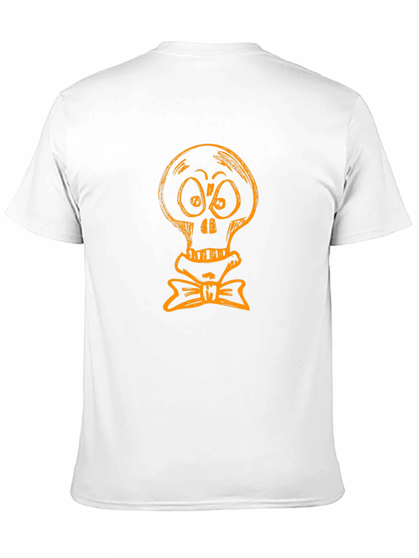 Skull with Bow Tie Graphic Tee