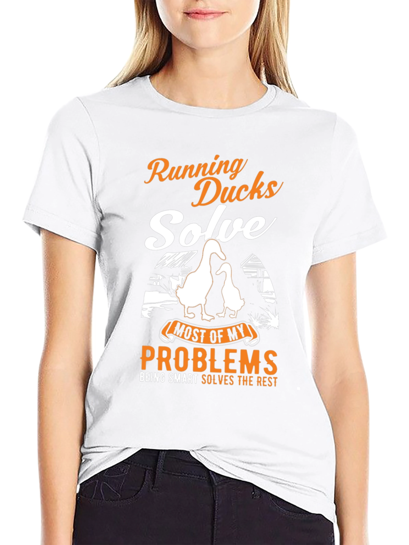 Running Ducks Solve My Problems T-Shirt