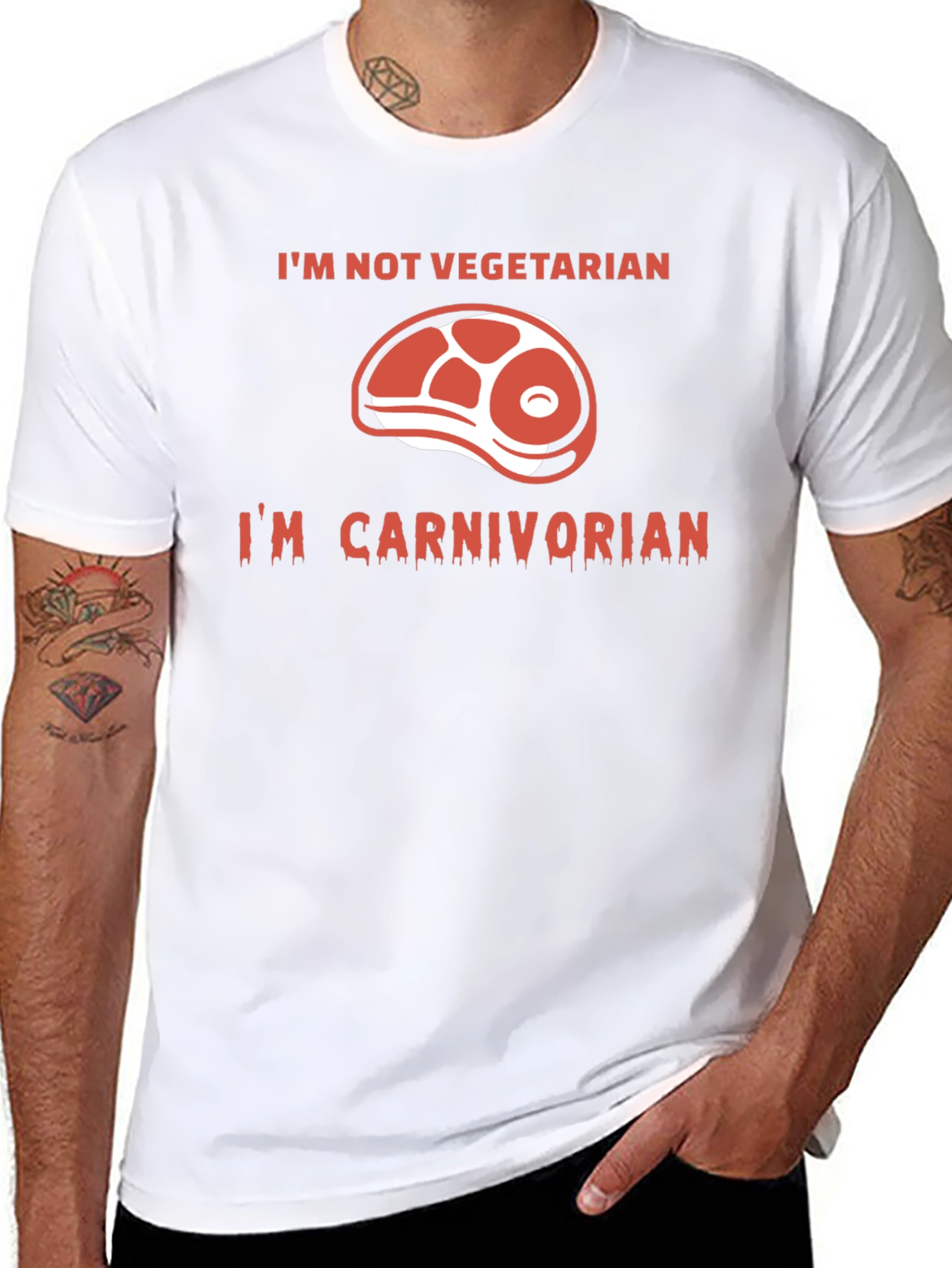 Im Not Vegetarian - Carnivore T-Shirt