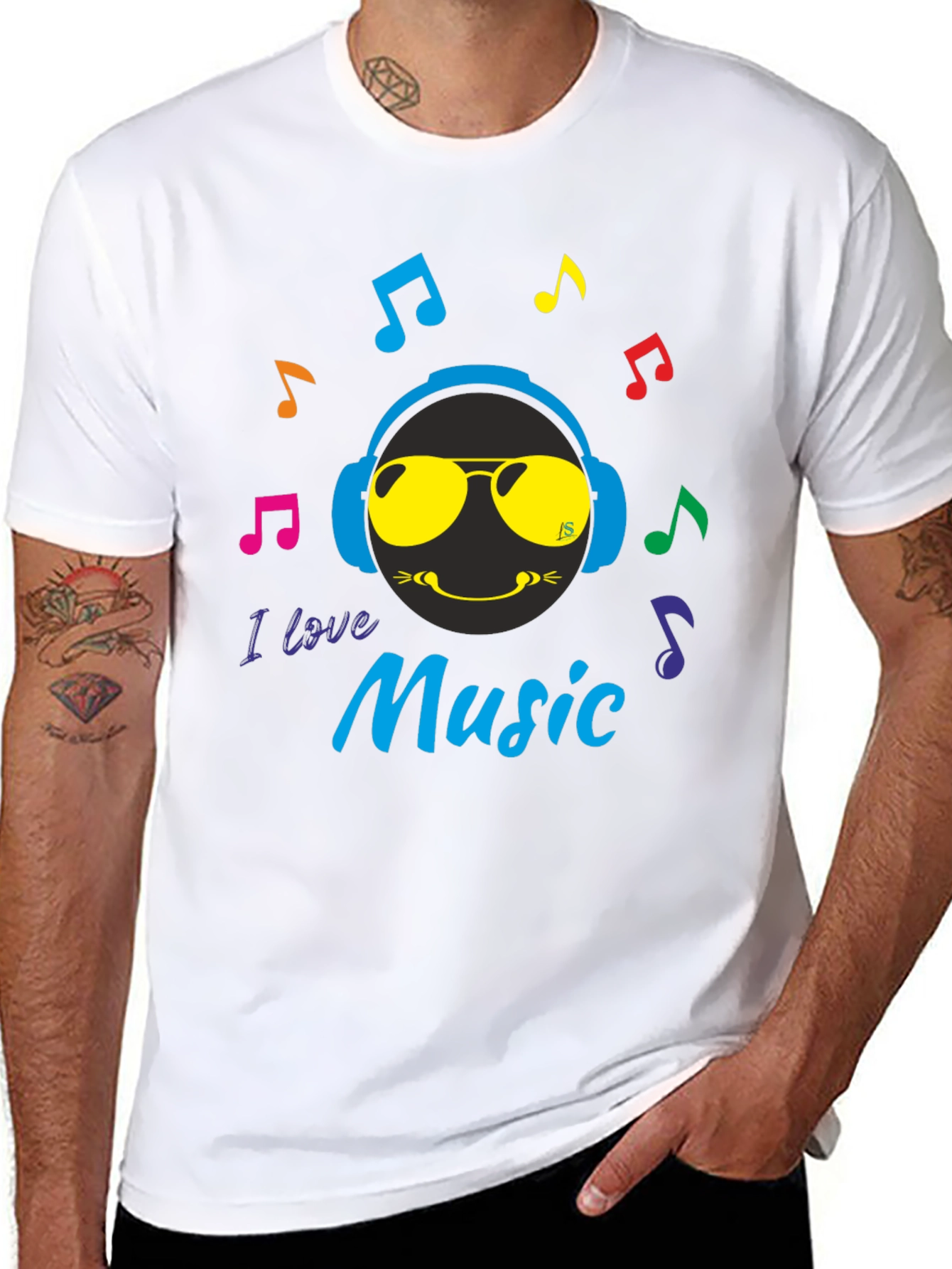 I Love Music Graphic T-Shirt