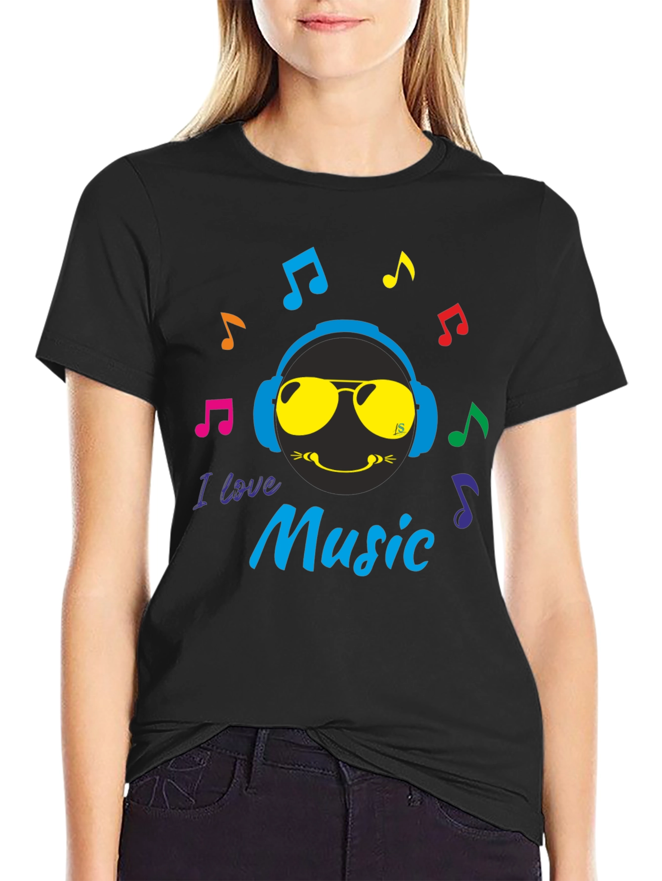I Love Music Graphic T-Shirt