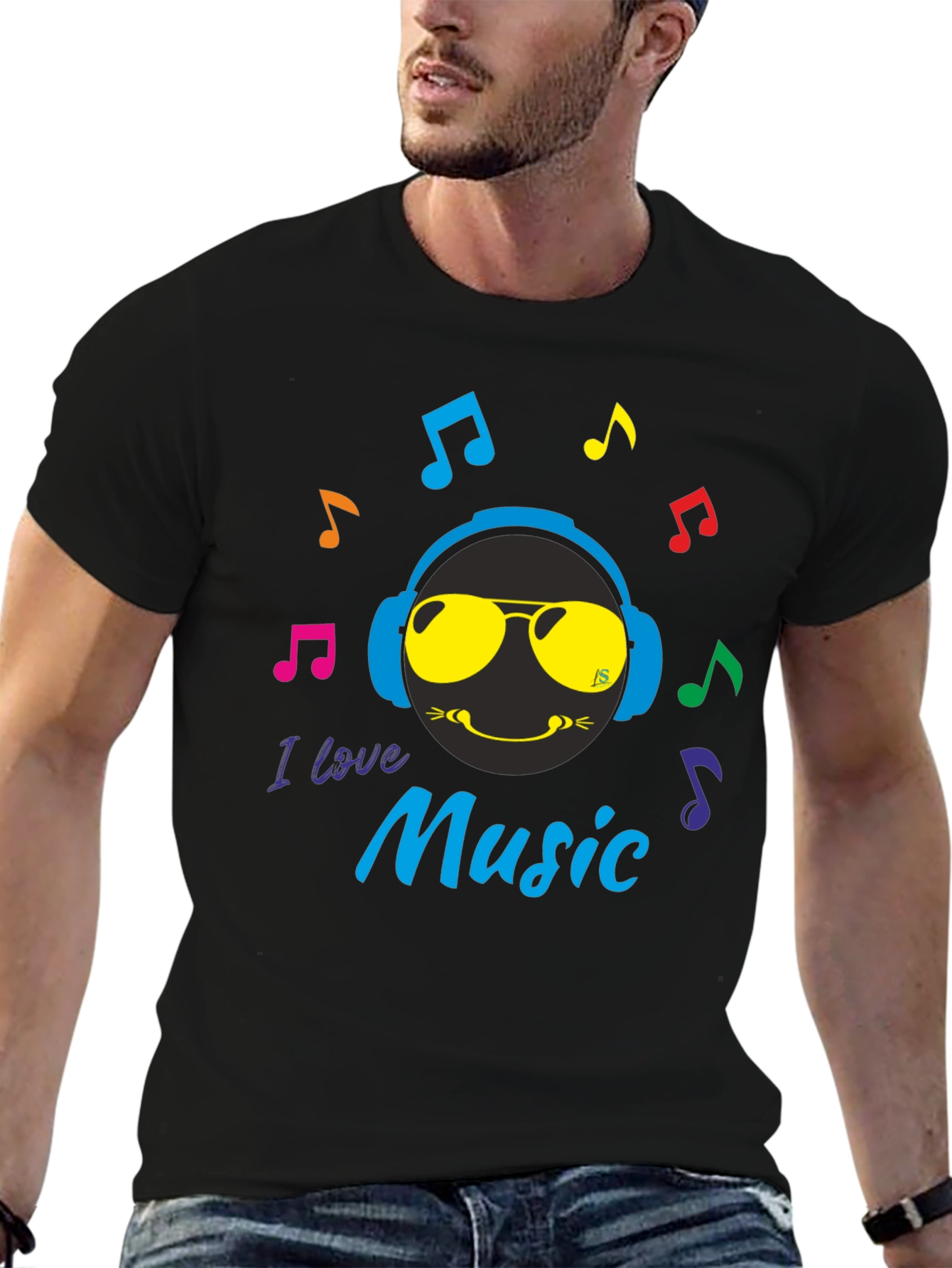 I Love Music Graphic T-Shirt