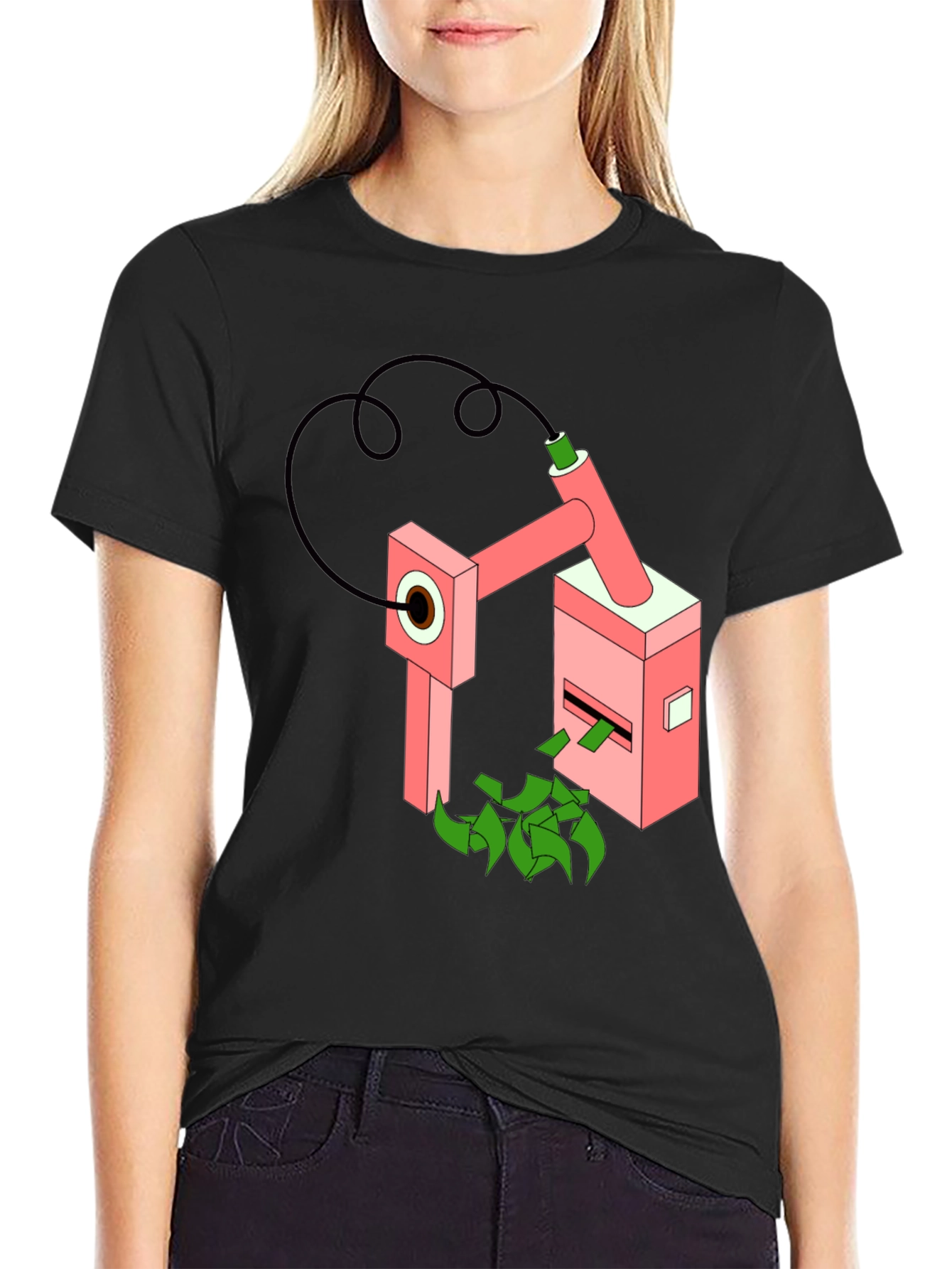 Money Machine Graphic Tee - Black
