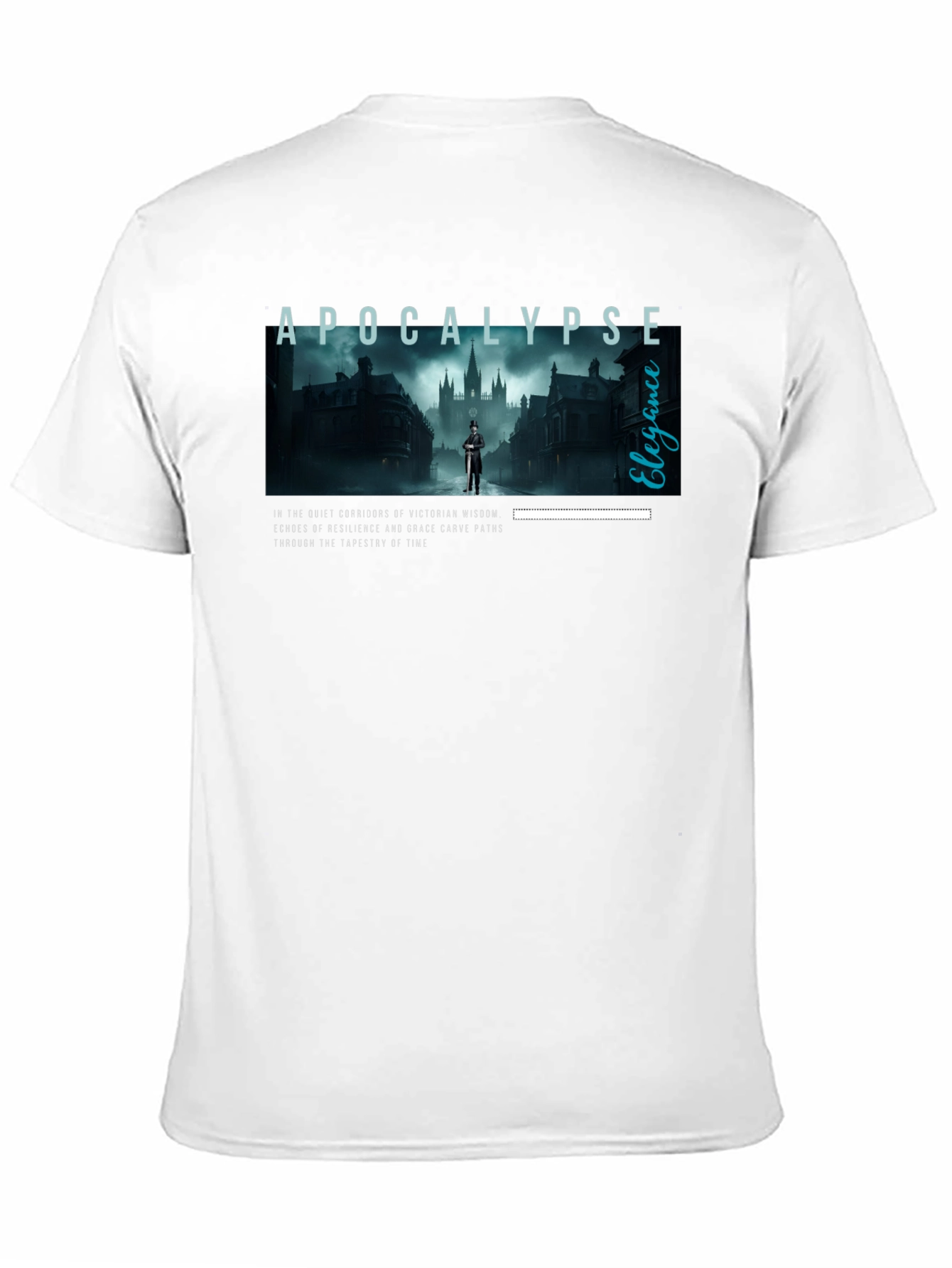 Apocalypse Elegance Graphic Tee - Victorian Style