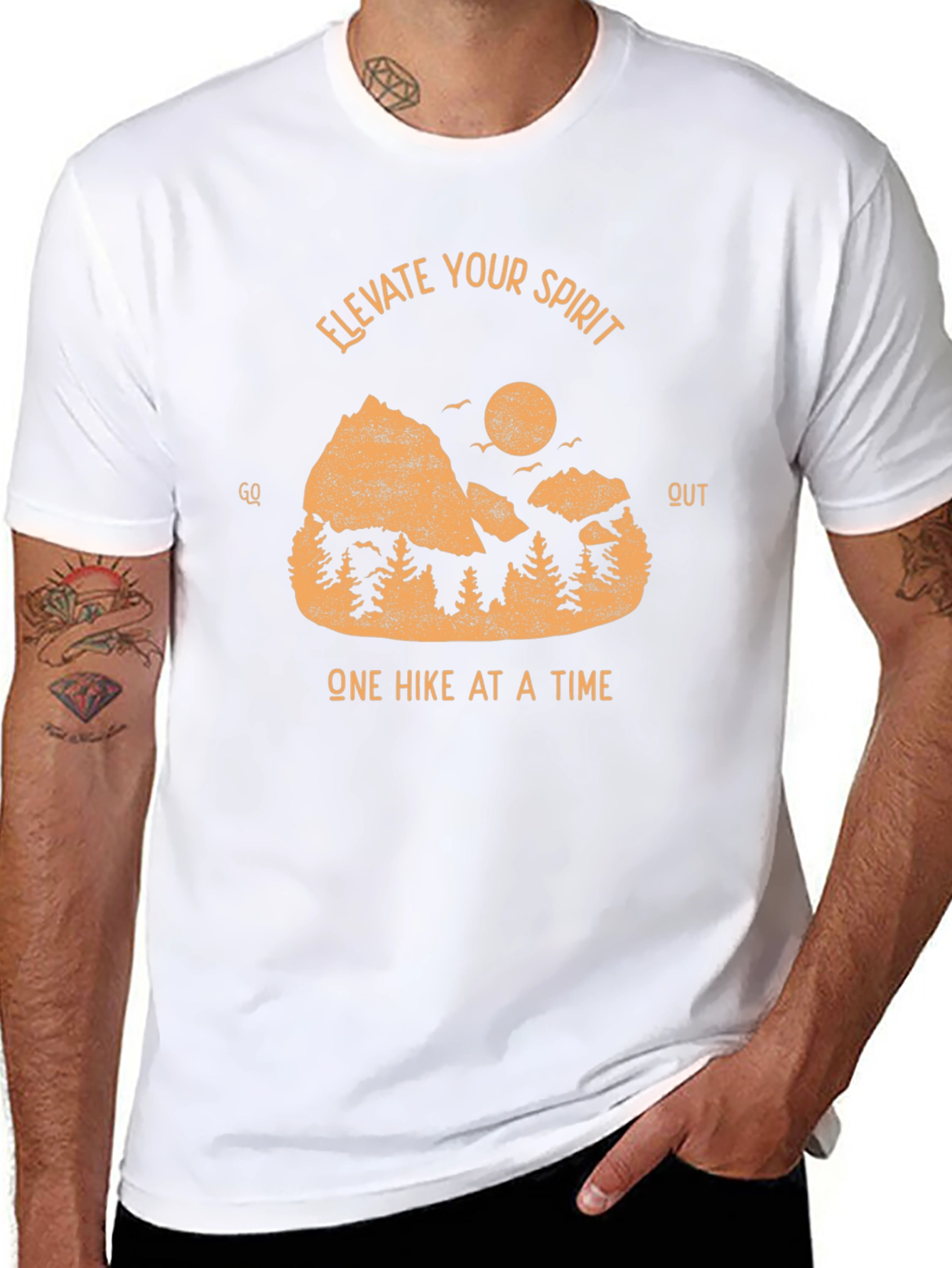 Elevate Your Spirit Hiking T-Shirt