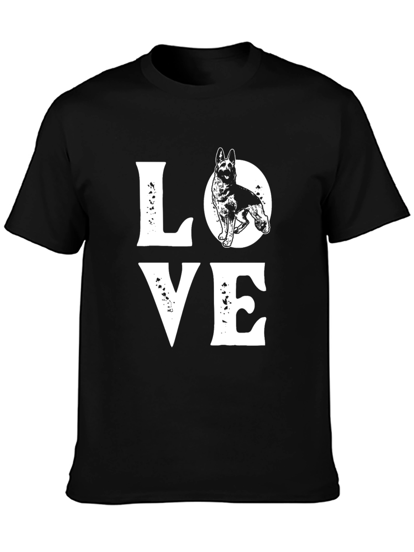 Love German Shepherd Graphic Tee