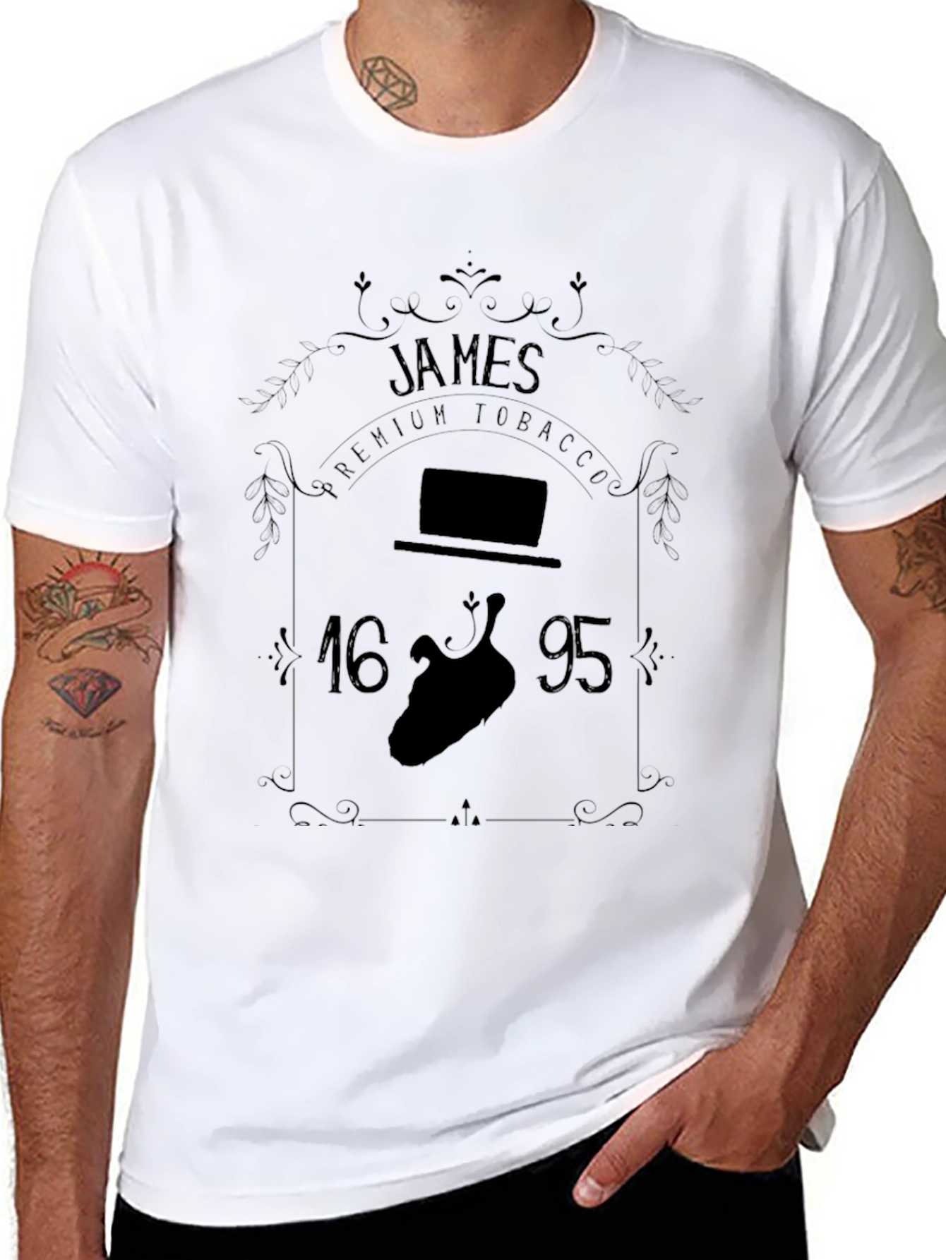 James Premium Tobacco Black T-Shirt