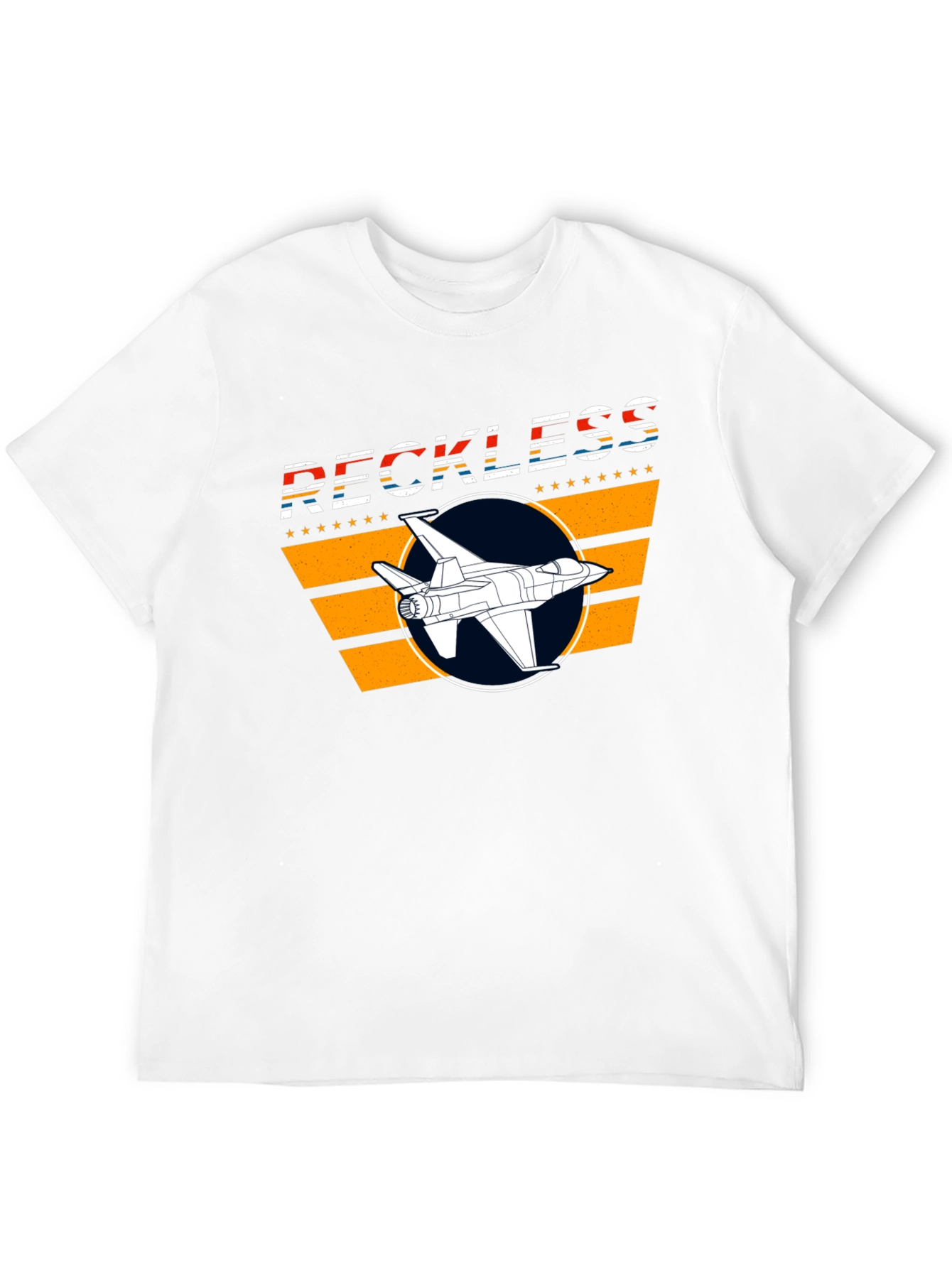 Reckless Jet Black Graphic T-Shirt