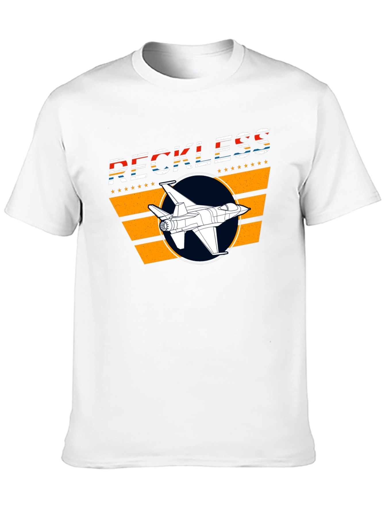 Reckless Jet Black Graphic T-Shirt