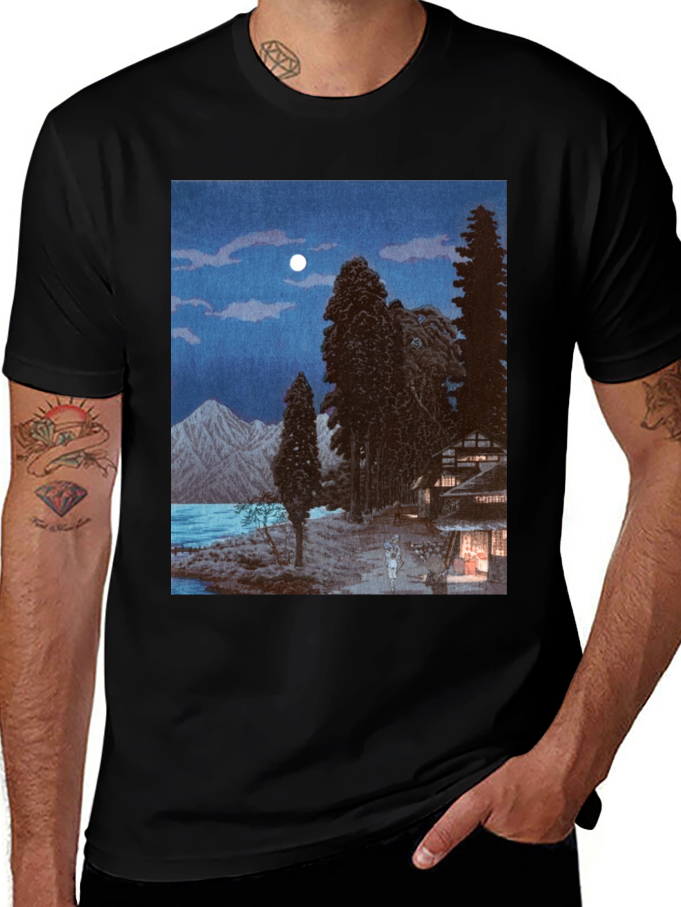 Scenic Landscape Graphic Tee