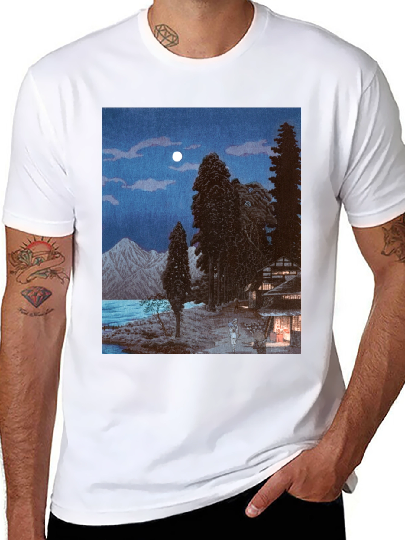 Scenic Landscape Graphic Tee