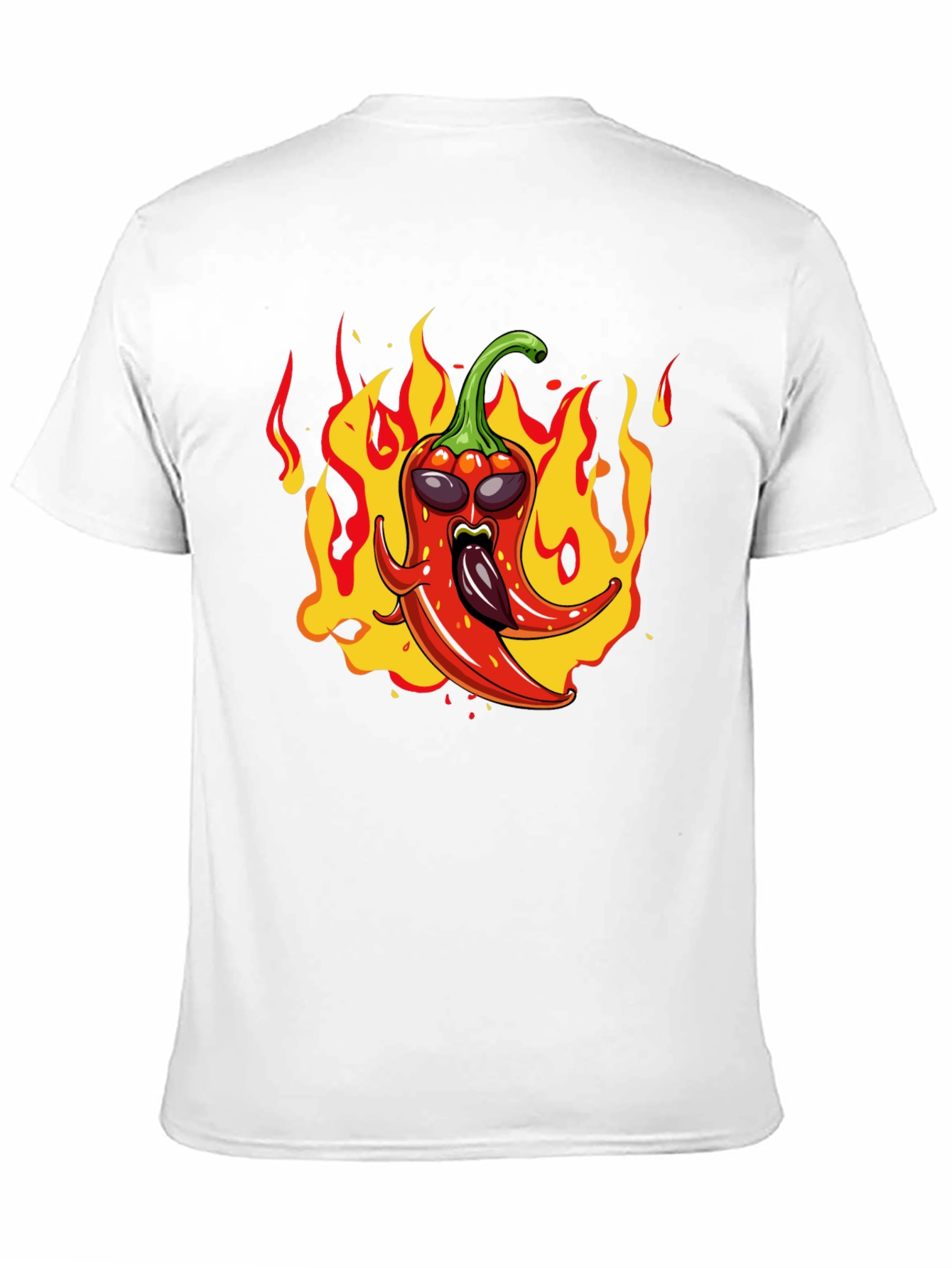 Spicy Pepper Graphic Tee - Hot Sauce Lover Shirt