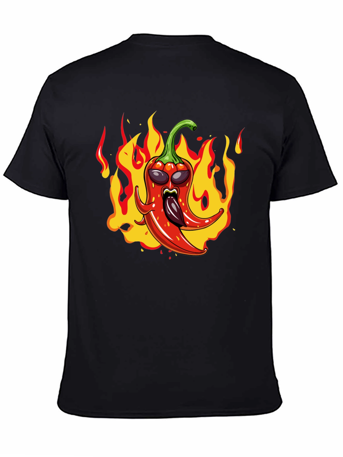 Spicy Pepper Graphic Tee - Hot Sauce Lover Shirt
