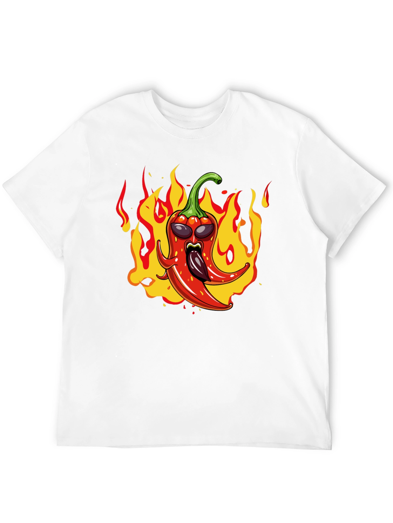 Spicy Pepper Graphic Tee - Hot Sauce Lover Shirt